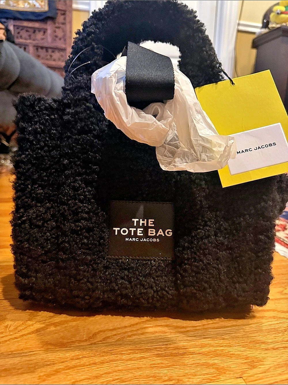 Marc Jacobs The Teddy Small Tote Bag Black Tote BNWT black